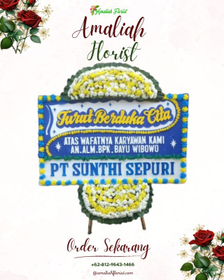 Papan Bunga Duka di Biringkanaya