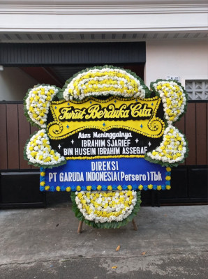 Papan Bunga Duka di Biringkanaya