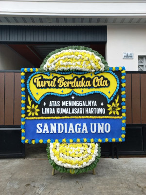 Papan Bunga Duka di Biringkanaya